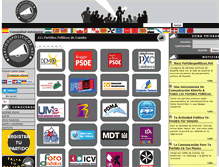 Tablet Screenshot of partidospoliticos.net